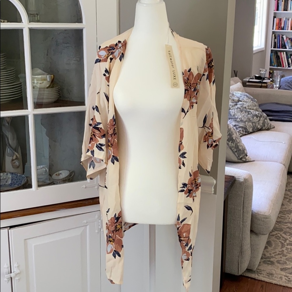 NWT Saltwater Luxe Kimono